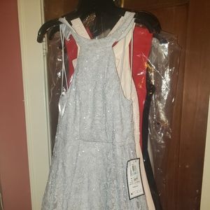 size 5 silver dress